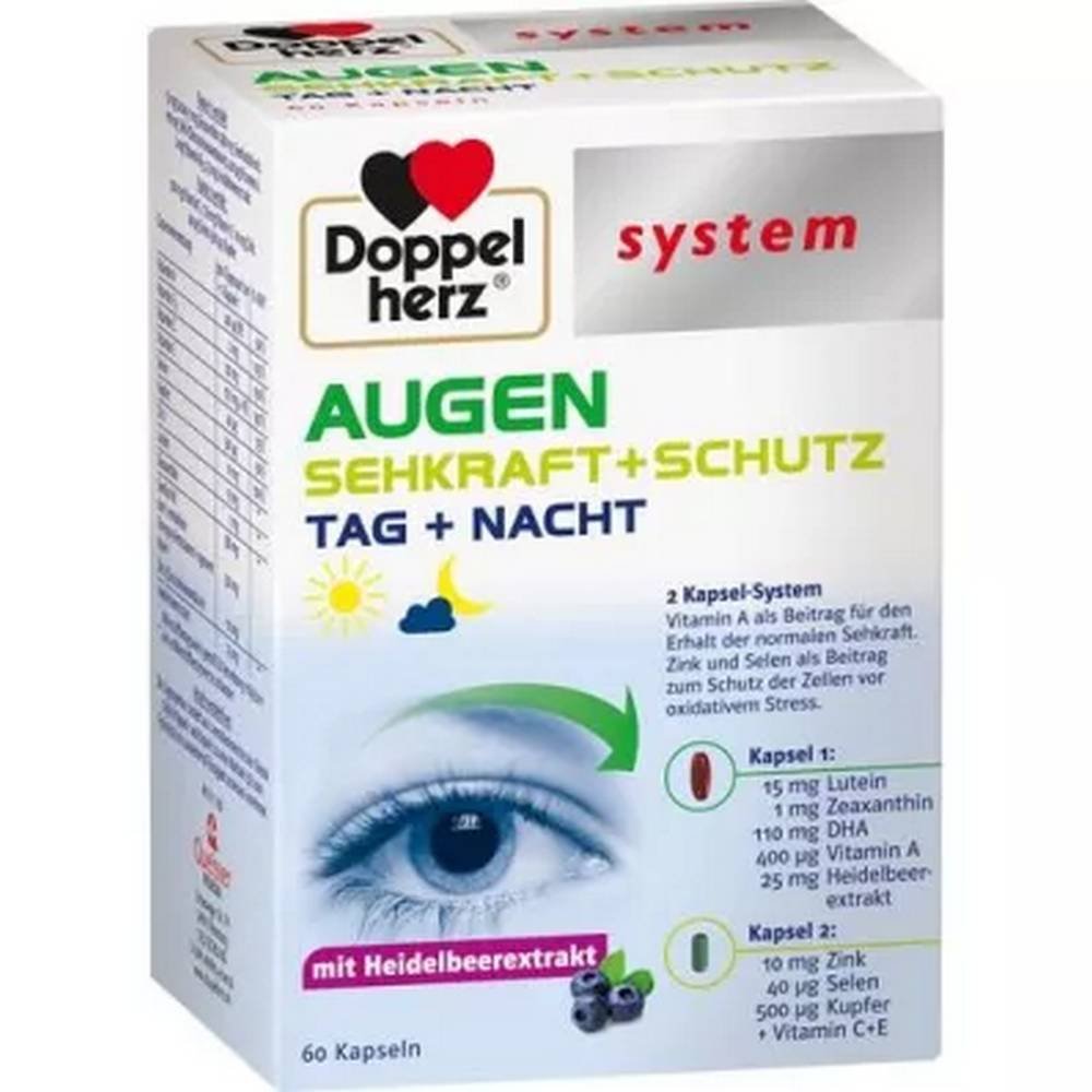 Doppelherz Augen Sehkraft + Schutz System Kapseln 60 Stück