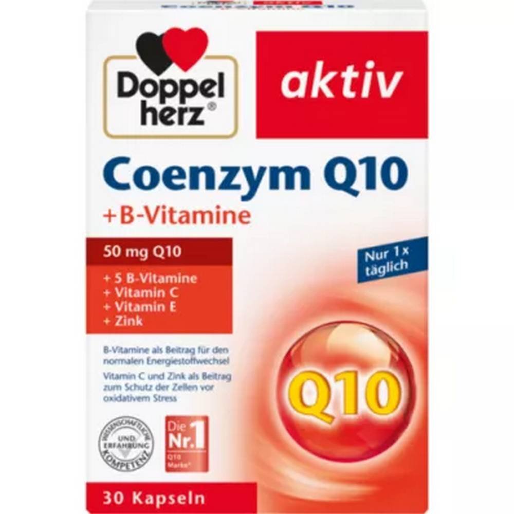 Doppelherz Coenzyme Q10 + B Vitamins Capsules 30 Pieces