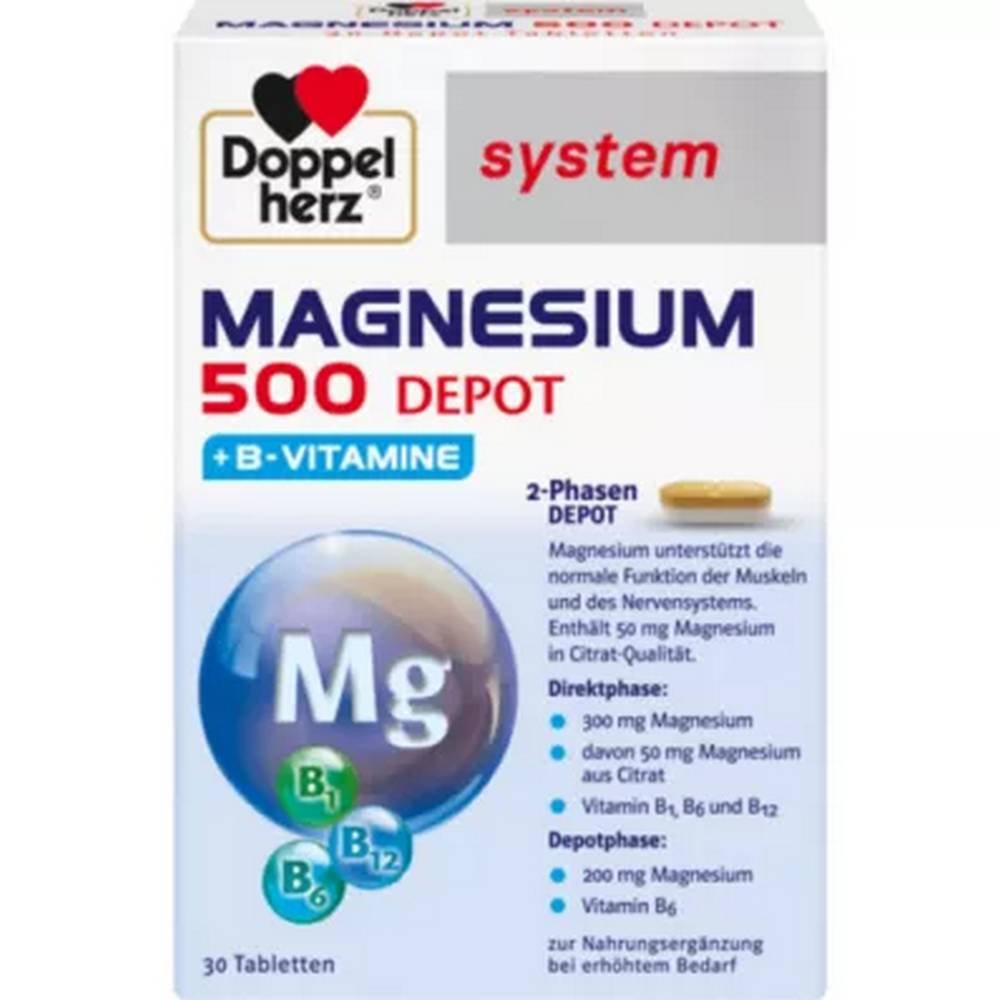 Doppelherz Magnesium 500 Tablets 30 Pieces