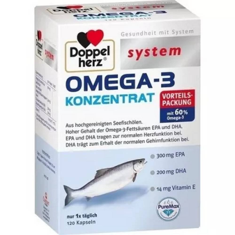 Doppelherz Omega-3 Capsules 120 Pieces