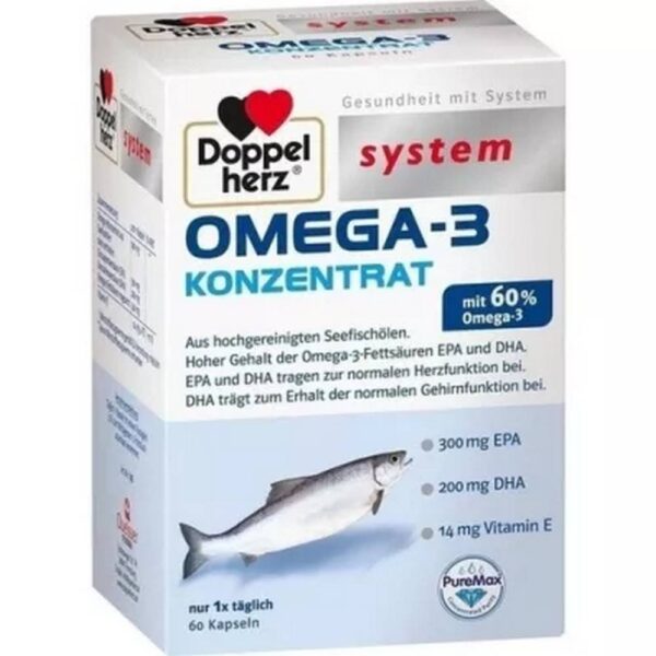 Doppelherz Omega-3 Capsules 60 Pieces