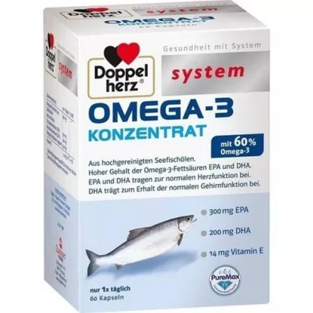 Doppelherz Omega-3 Capsules 60 Pieces