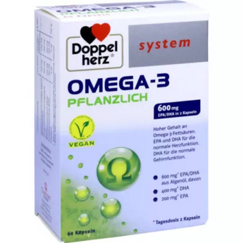Doppelherz Omega-3 Vegetable System Capsules 60 Pieces