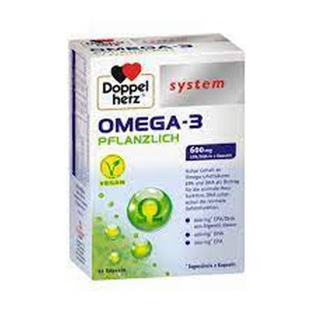 Doppelherz Omega-3 Vegetable System Capsules 75 Pieces