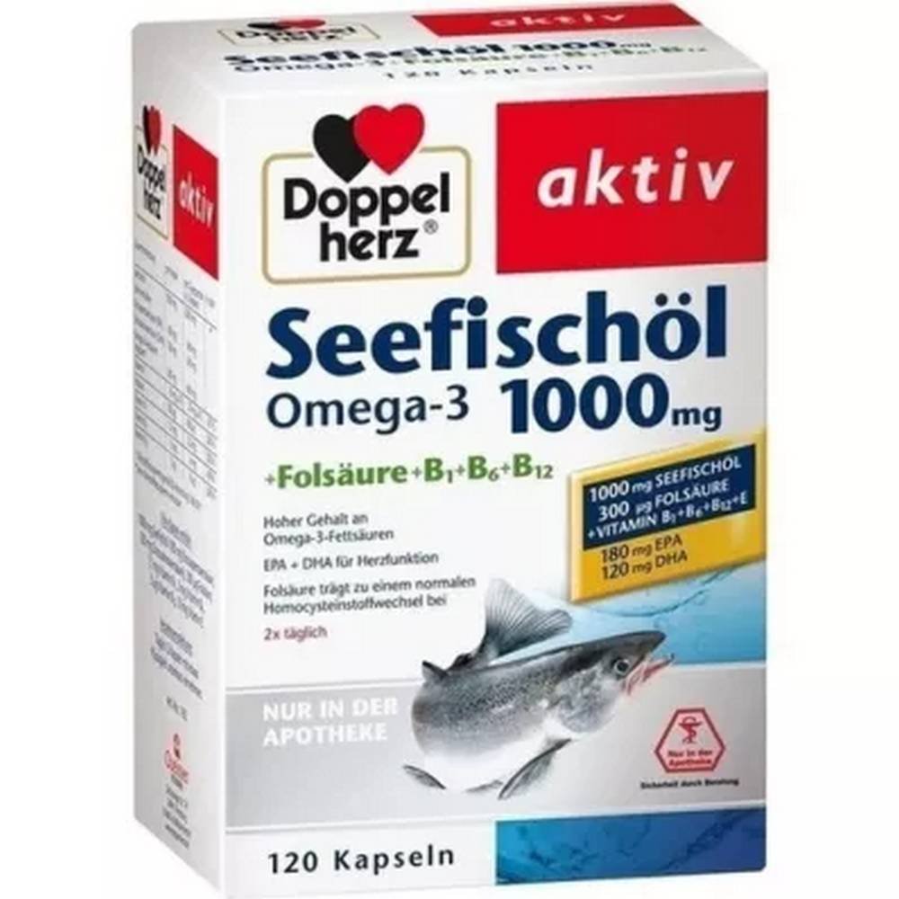 Doppelherz Sea Fish Oil Omega-3 1000 mg 120 Pieces