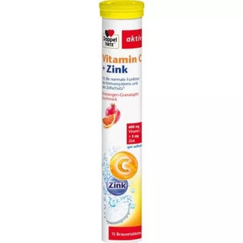 Doppelherz Vitamin C + Zinc Tablets 15 Pieces