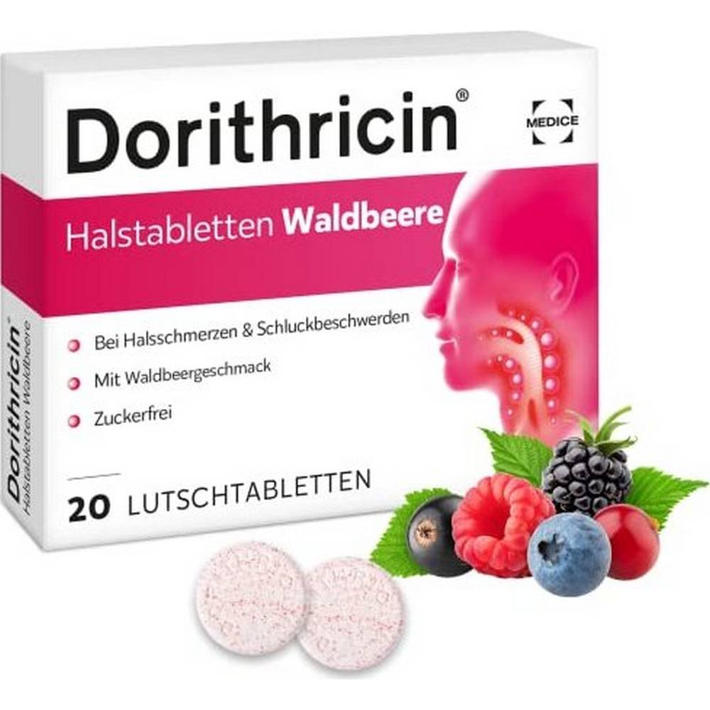 Dorithricin Waldbeere Halstabletten 20 Stück