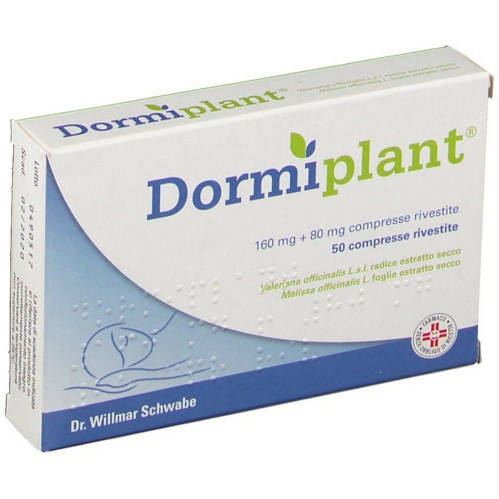 Dormiplant – Valerian and Melissa 160 mg + 80 mg Tablets 50 pcs