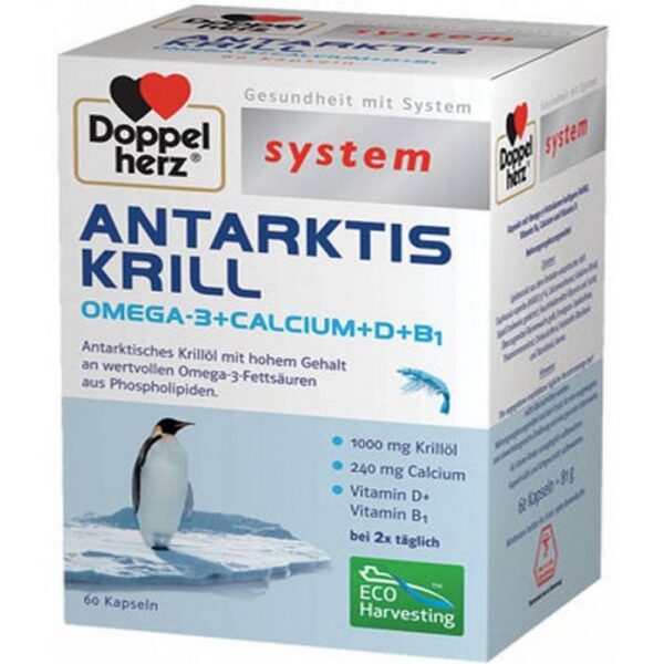 Doppelherz Antarctic Krill System Capsules 60 pcs