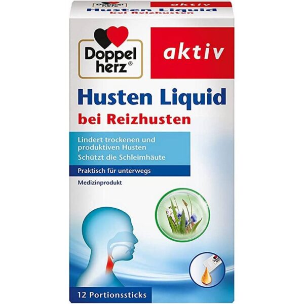 Doppelherz Cough Liquid Sticks 12 pcs