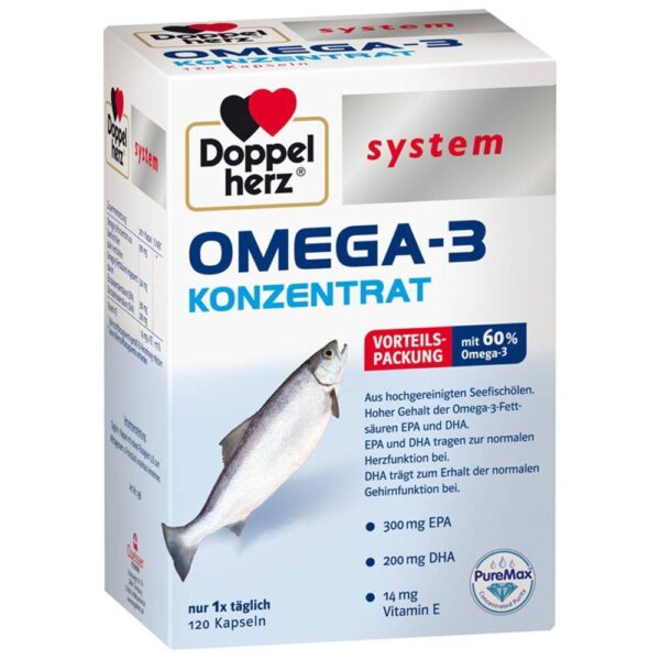 Doppelherz Omega-3 Concentrate System Capsules 120 pcs
