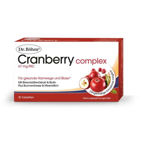 Dr. Böhm Cranberry Complex Tabletten 30 Stück