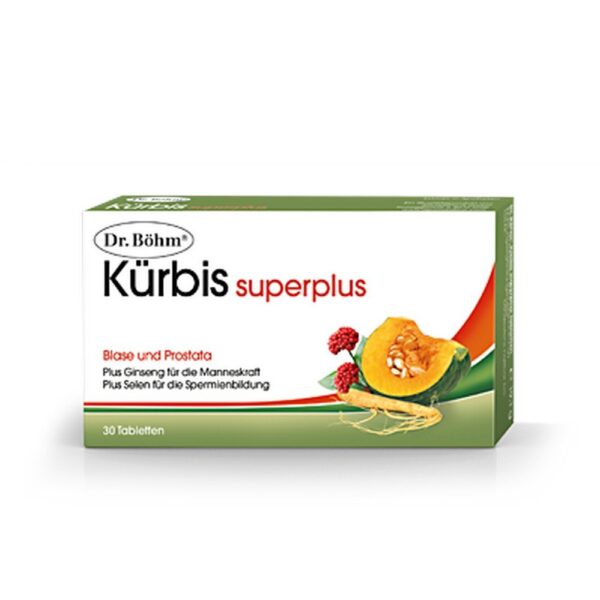 Dr. Böhm Kürbis Superplus Tabletten 30 Stück