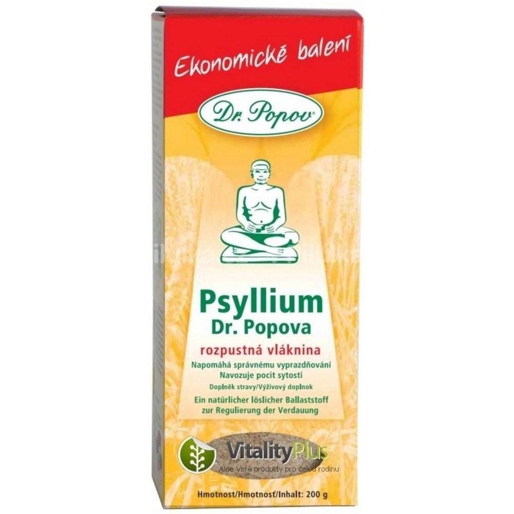 Dr. Popov Psyllium Indian Soluble Fiber 200g