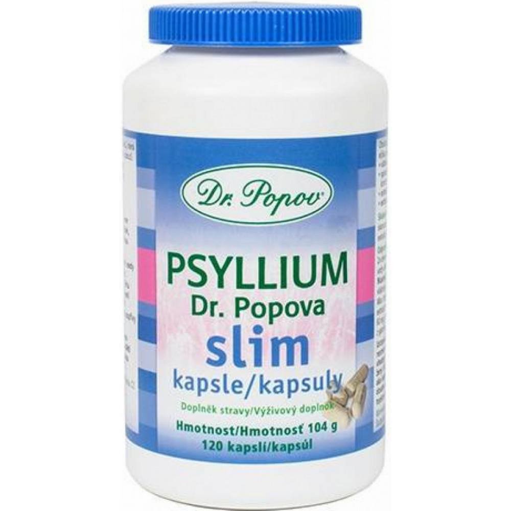 Dr. Popov Psyllium Slim Capsules 120 Pieces