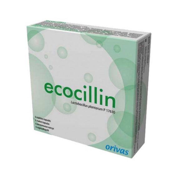Ecocillin Soft Vaginal Capsules, 6 pcs