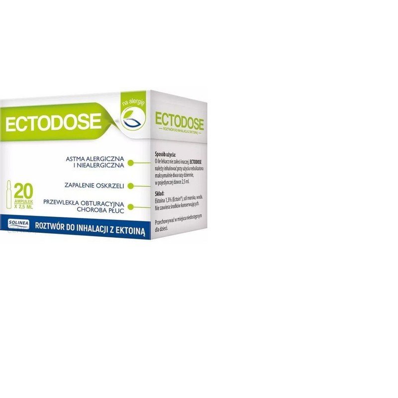 Ectodose solution for inhalation 20 × 2.5 ml