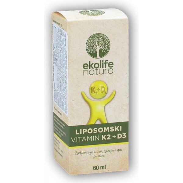 Ekolife Natura Liposomal Vitamin K2+D3 60