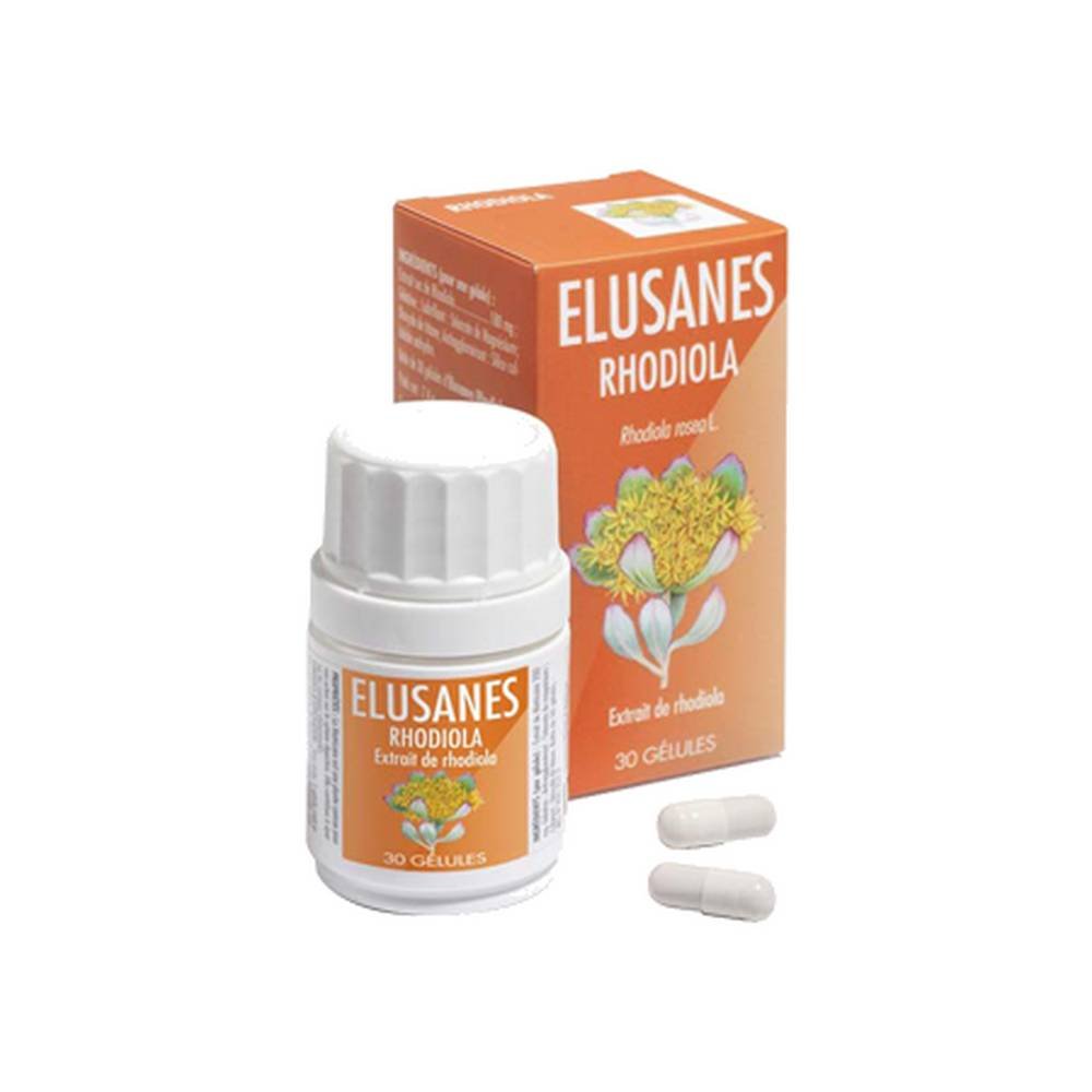 Elusanes Rhodiola – Stress & Fatigue Support, 30 Capsules