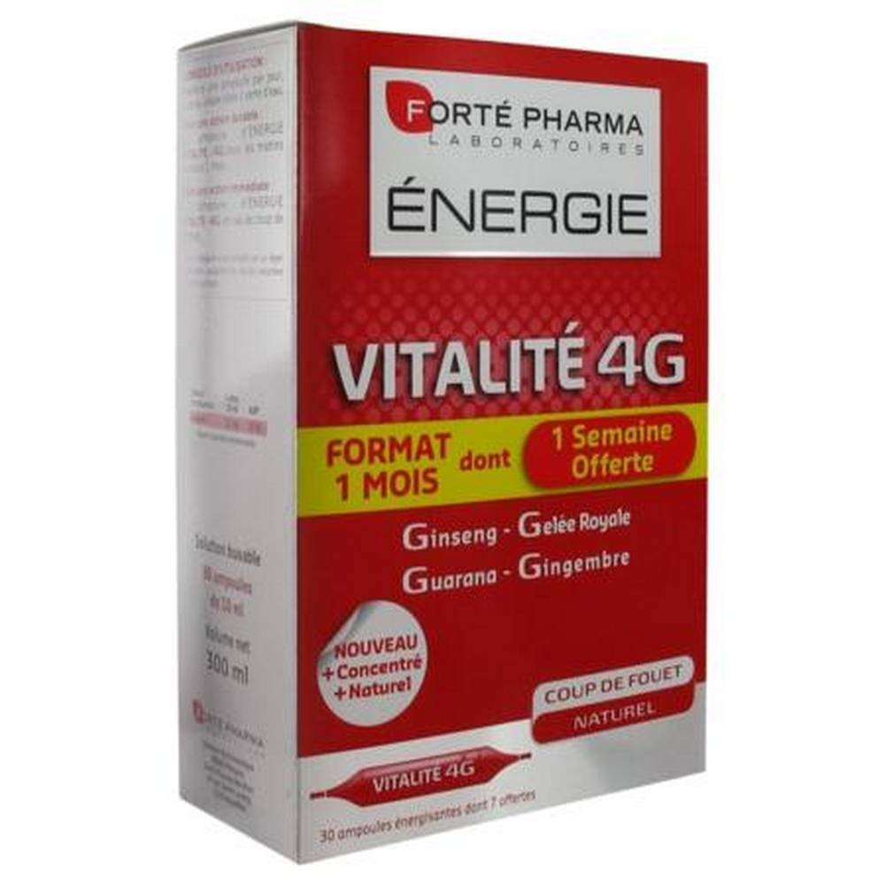 Energy Vitality 4G – Tonic Drink, 200 ml