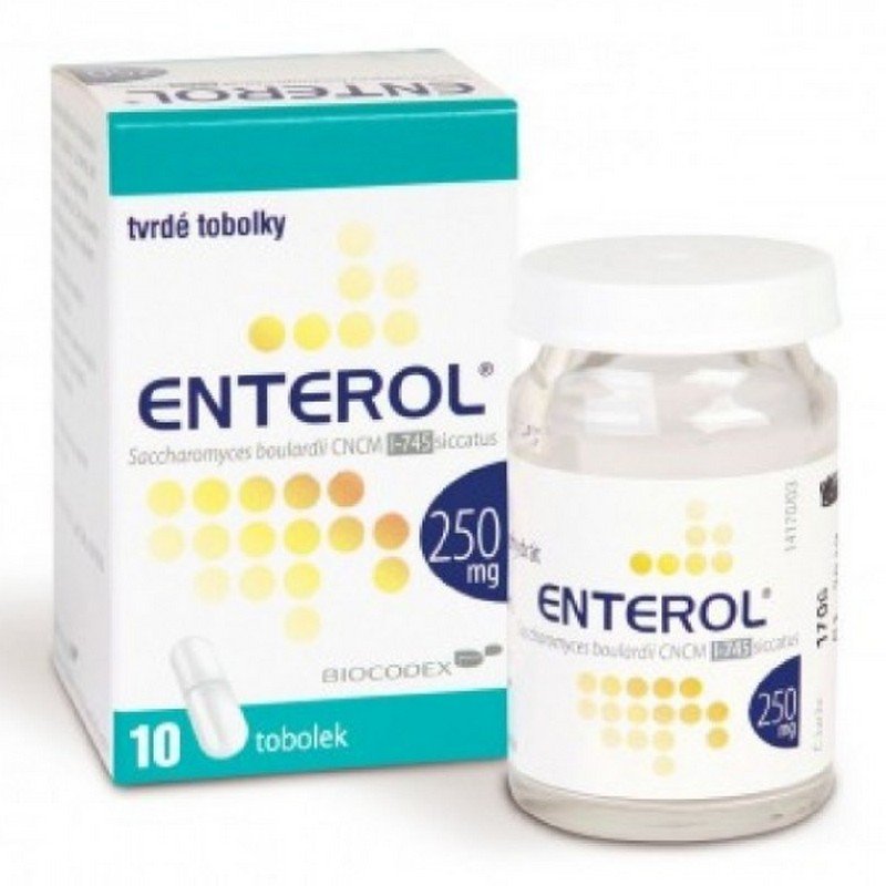 Enterol 250 mg capsules 10 pcs