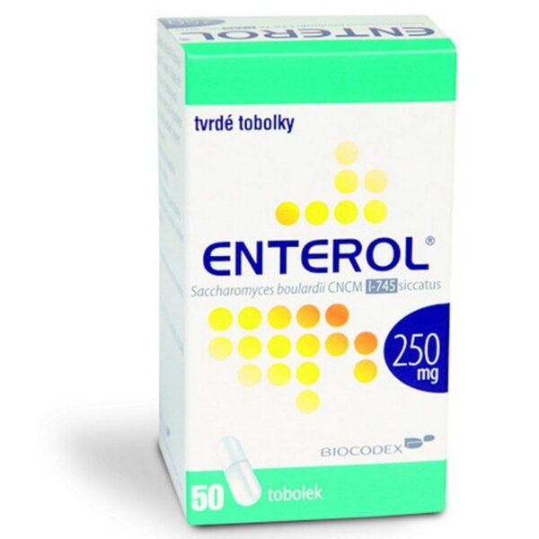 Enterol 250 mg capsules 50 pcs