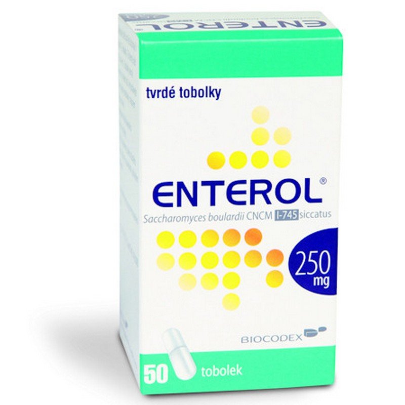Enterol 250 mg capsules 50 pcs