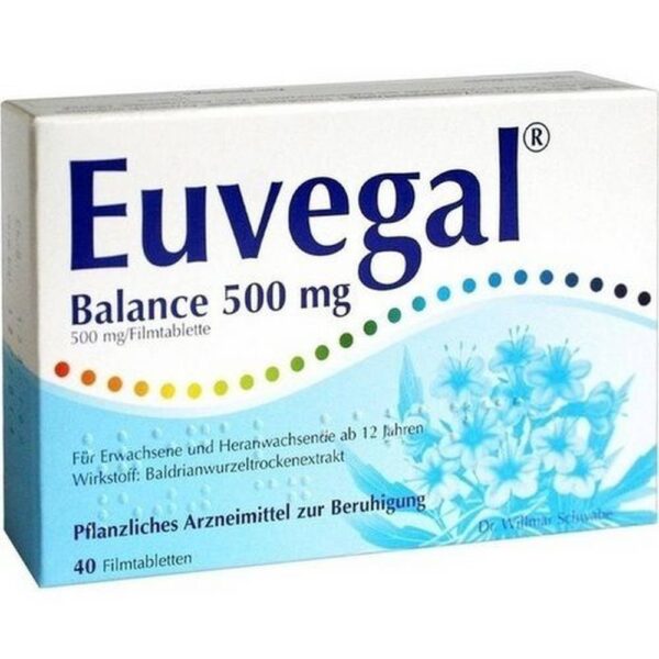 Euvegal Balance 500 mg Film-Coated Tablets 40 pcs