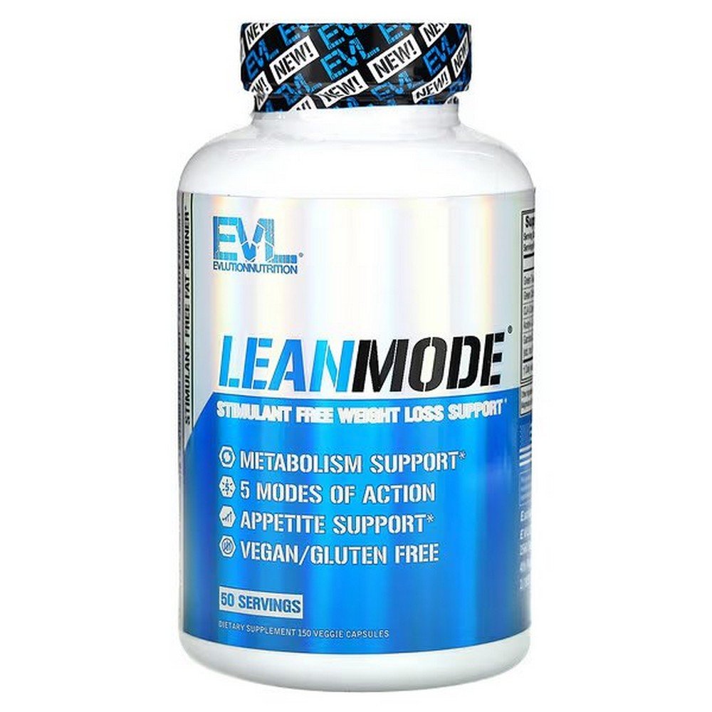 EVLution Nutrition LeanMode – Stimulant-Free Fat Loss Support, 150 Vegetarian Capsules