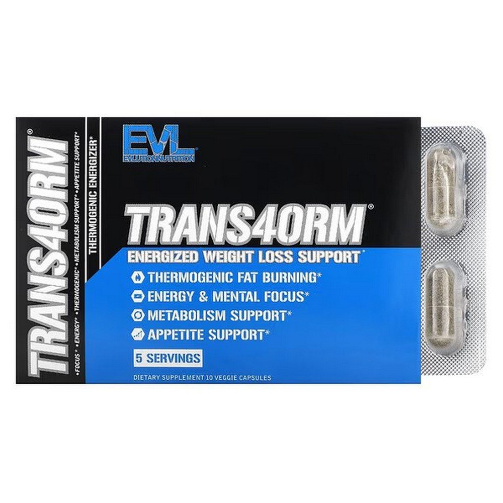 EVLution Nutrition Trans4orm – 10 veggie caps