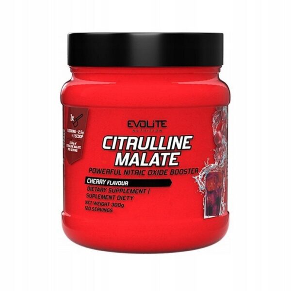 Evolite Citrulline Malate 300g L-Citrulline Arginine Pump Power