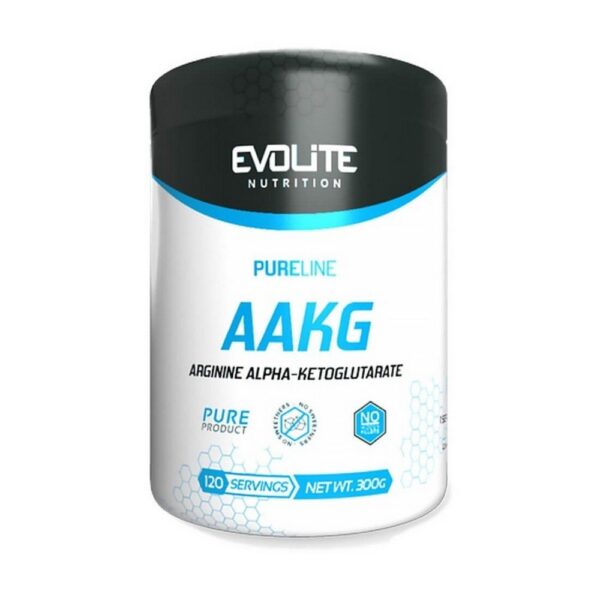 Evolite Nutrition Pre-Workout Supplement Arginine Natural Powder 300 g