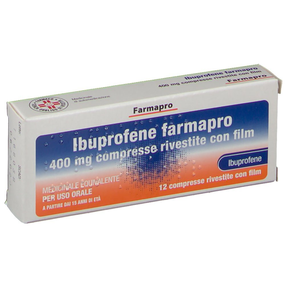 Farmapro Ibuprofene 400mg Tabletten 12 Stück