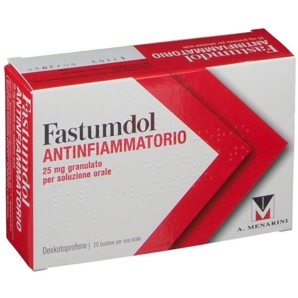 Fastumdol Antinfiammatorio 25mg Granulat 20 Beutel