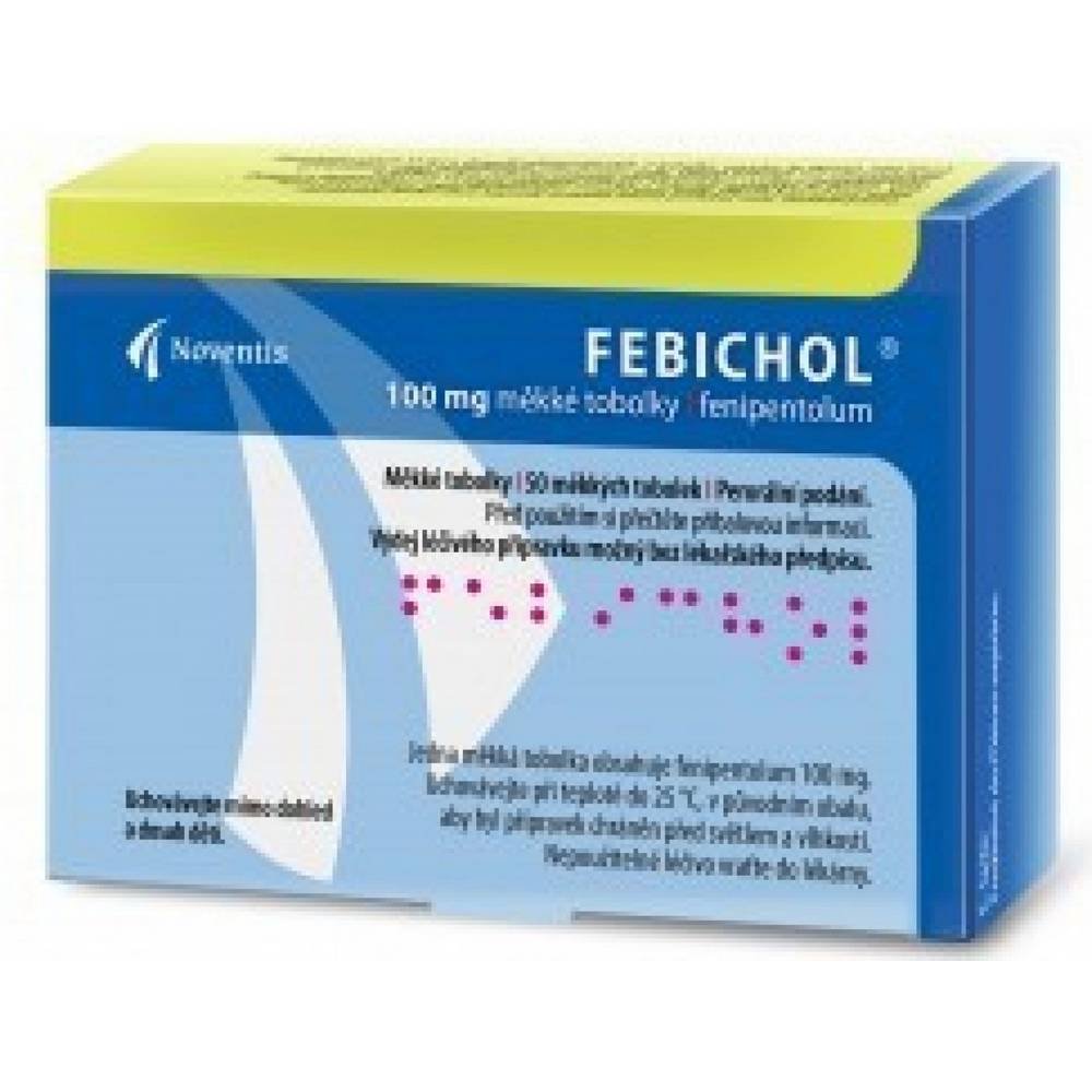 Febichol 100 mg, 50 pcs