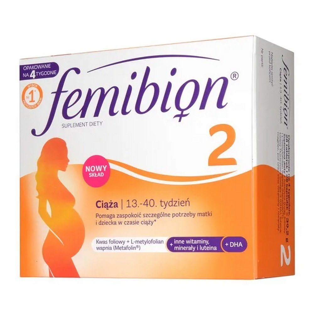 Femibion 2 Pregnancy Coated Tablets and Soft Capsules 28 Plus 28 Pieces