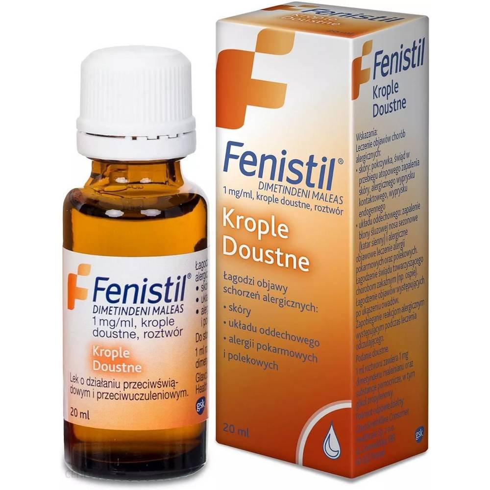 Fenistil oral drops 1 mg/ml 20 ml