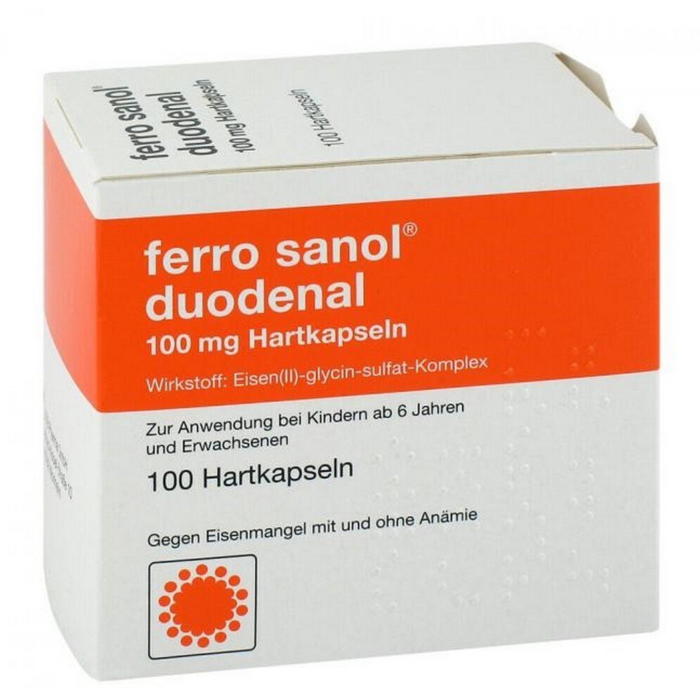 Ferro Sanol Duodenal Hard Capsules 100 pcs