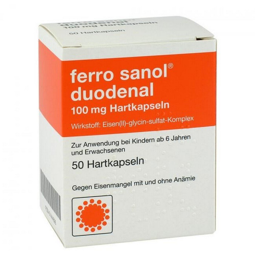 Ferro Sanol Duodenal Hard Capsules 50 pcs