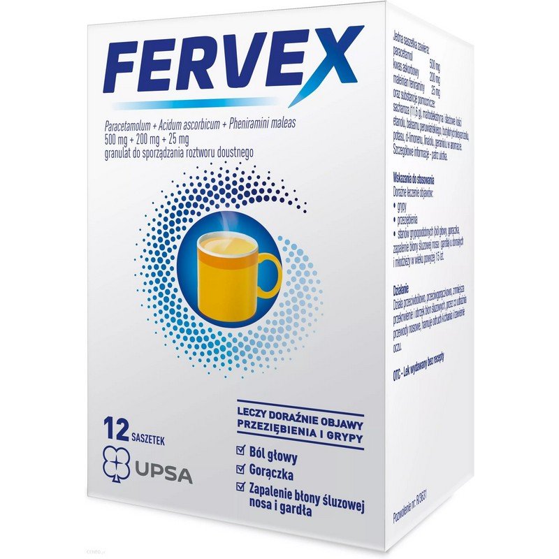 Fervex granules for oral solution 12 sachets