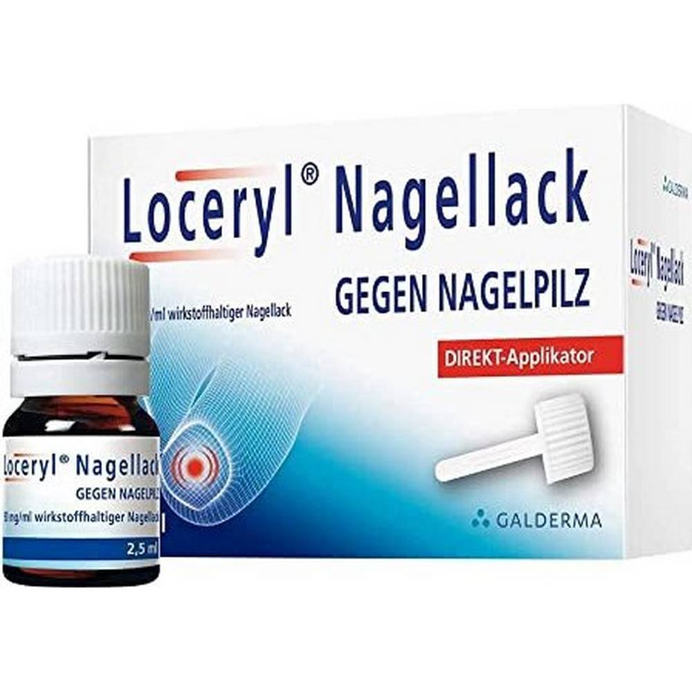 Galderma Loceryl antimykotischer Nagellack mit Direkt-Applikator 2.5 ml – (Galderma Loceryl antifungal nail polish with direct applicator)