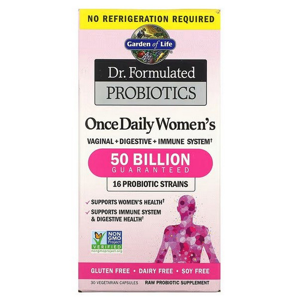 Garden of Life Dr. Formulated Probiotics Once Daily Women’s – 30 Capsules