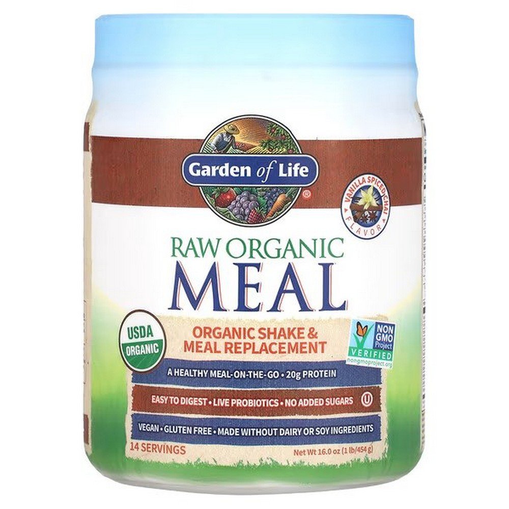 Garden of Life RAW Organic Meal Vanilla Spiced Chai – 454 g