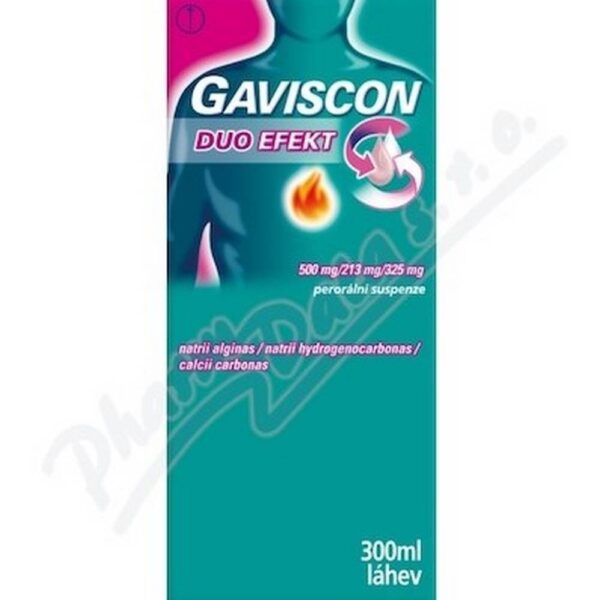 Gaviscon Duo Effekt 500mg/213mg/325mg 300ml