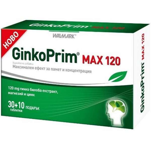 GinkoPrim Max 120mg Tabletten 30 + 10 Stück