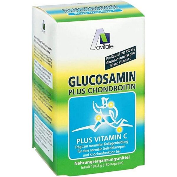 Glucosamine 750 mg + Chondroitin 100 mg Capsules 180 pcs