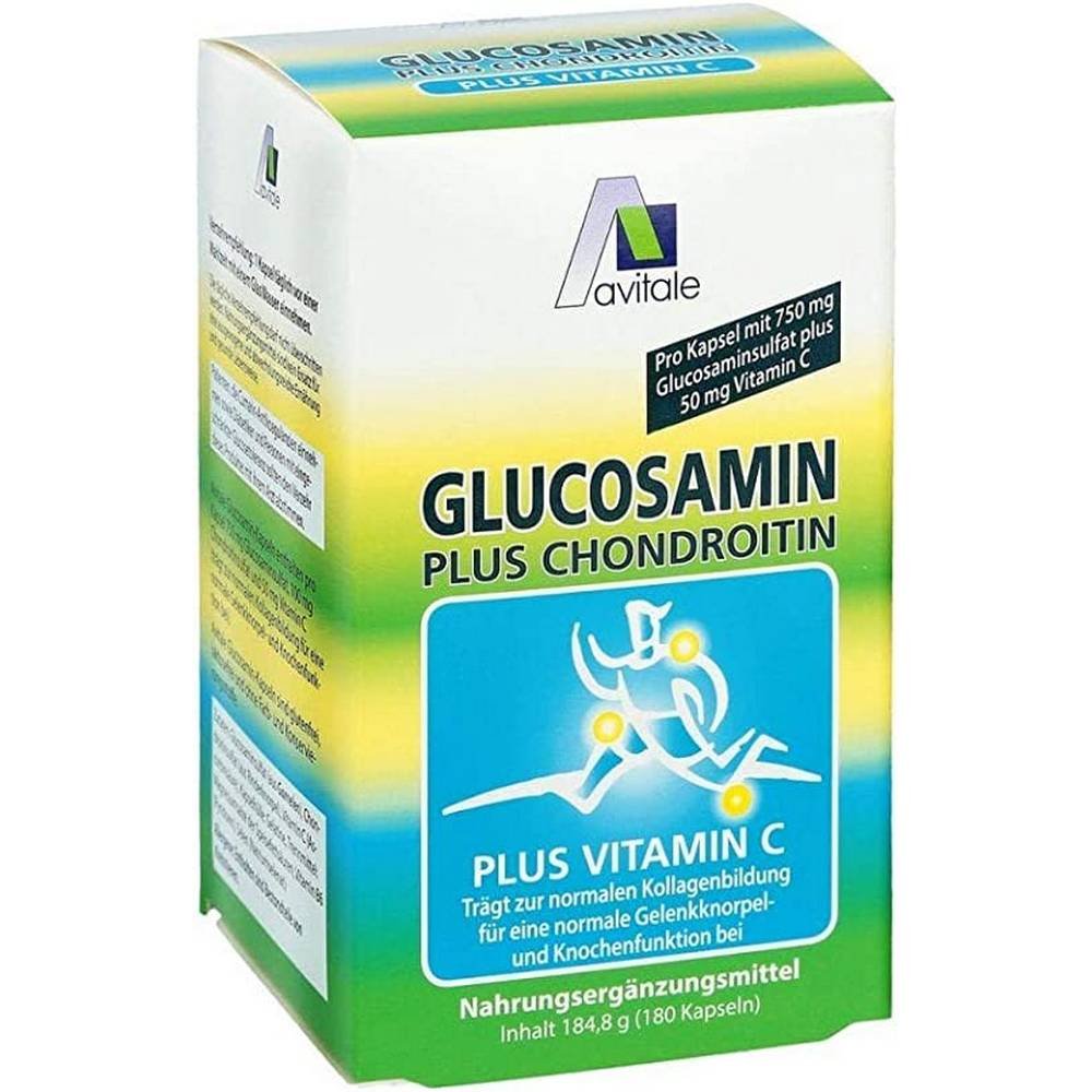Glucosamine 750 mg + Chondroitin 100 mg Capsules 180 pcs