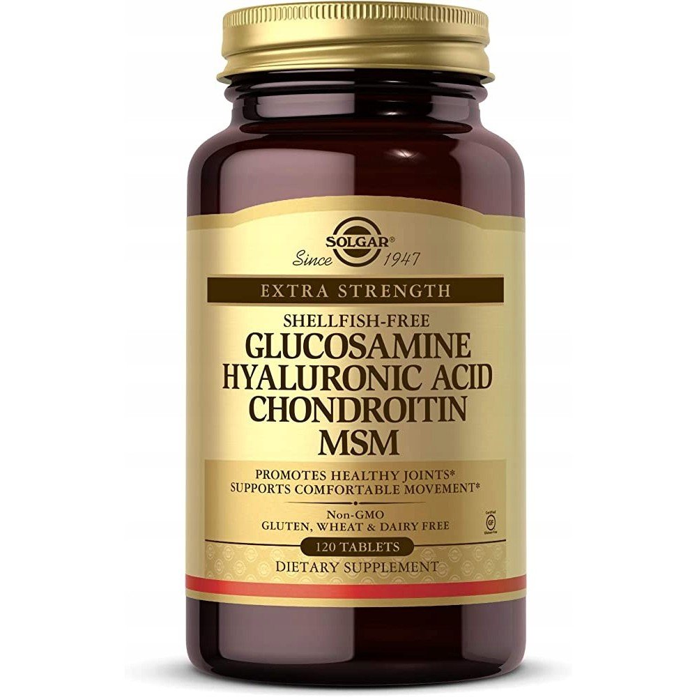 Solgar Glucosamine Hyaluronic Acid MSM 120 Tablets