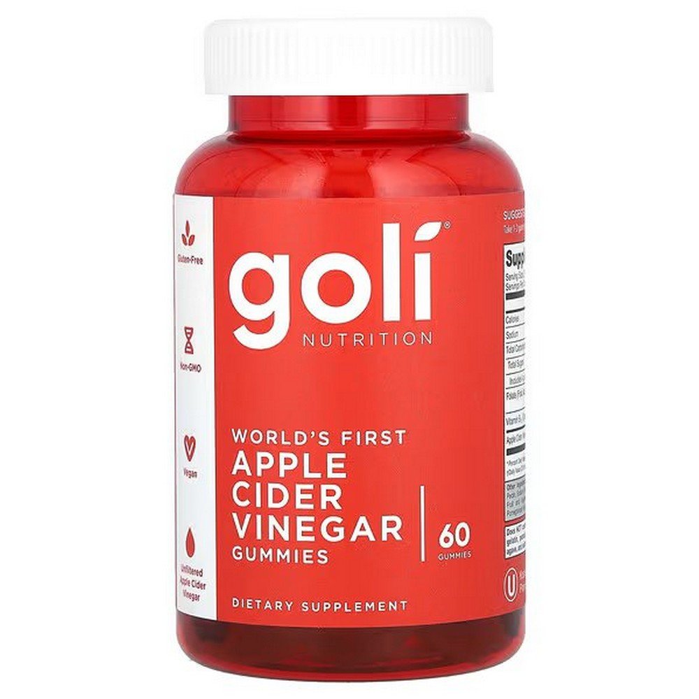 Goli Nutrition Apple Cider Vinegar Gummies – 60 Gummies