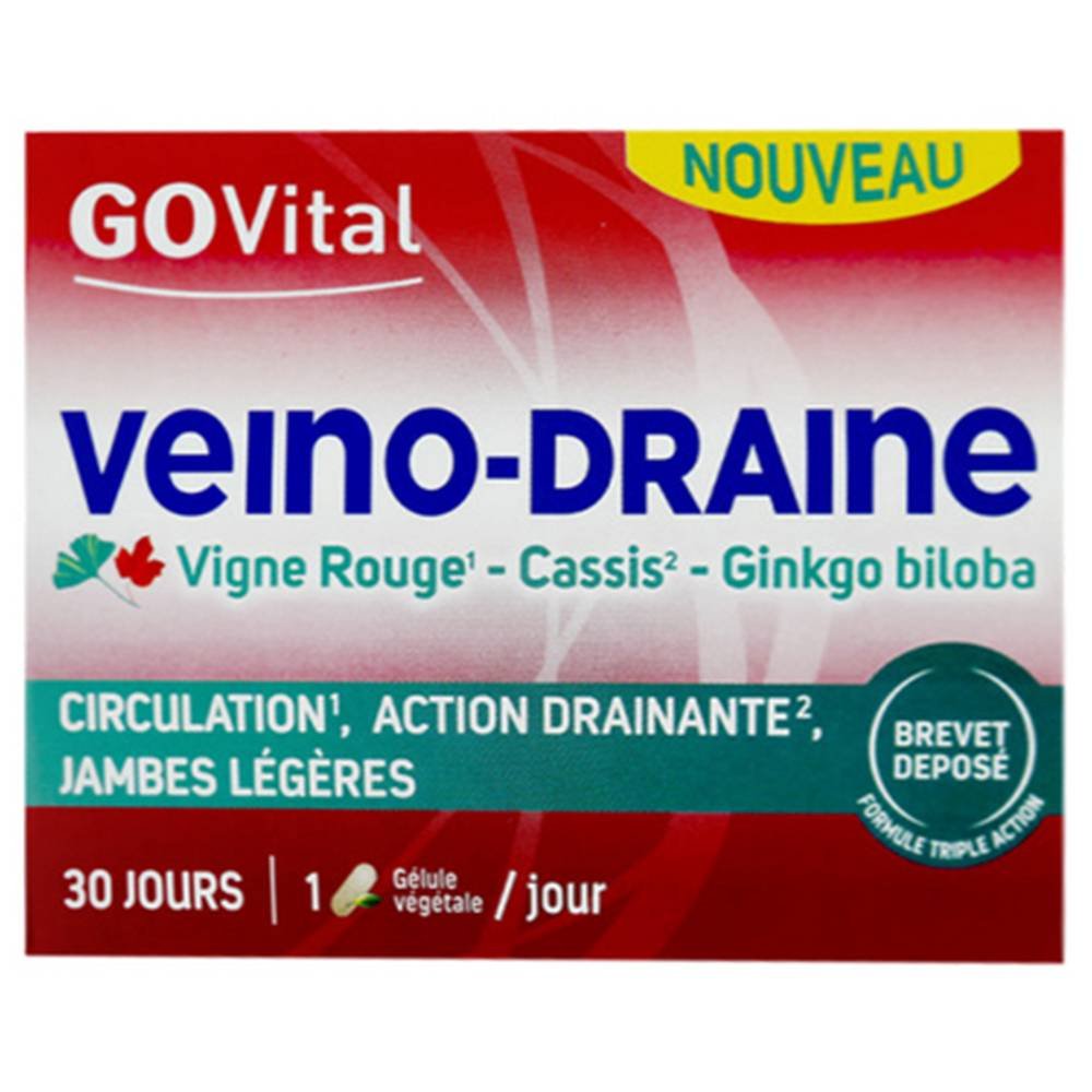 GOVital Vein-Draine – 30 Capsules